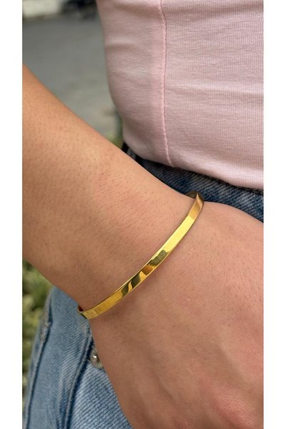 KEVSER GOLD 14 ayar altın ajda çöp bilezik 2,65 gram