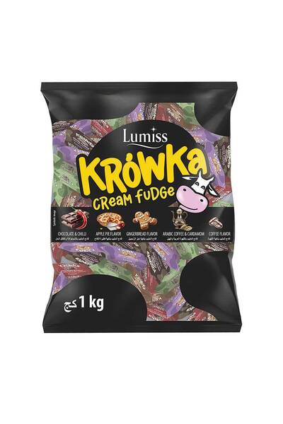 Lumis KROWKA CREAM MILK FUDGE 1kg ASSORTED (CHOCOLATE-CHILLI, APPLE PIE, GING...