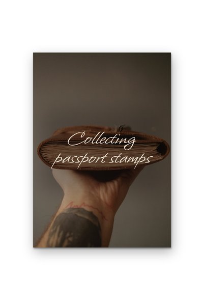 OEM Poster Decorativ Colecteaza Stampile de Pasaport, Design Motivational Cal...