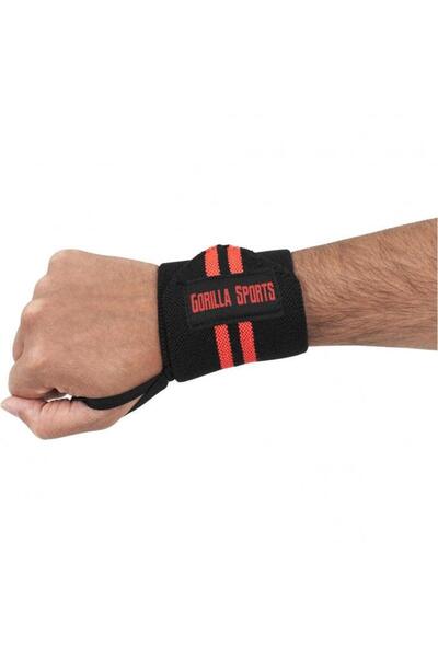 Gorilla Sports Wrist wraps Black-Red