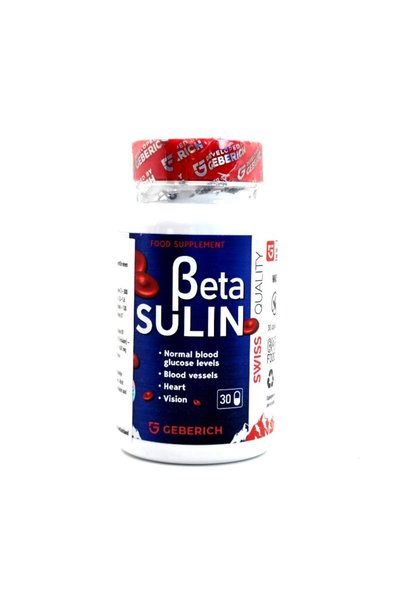 geberich BetaSulin – supliment alimentar cu vitamine și crom | 30 de capsule