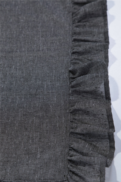 cotton maison Naturel Country Farbela Valans Perde – Büzgülü Country Perde