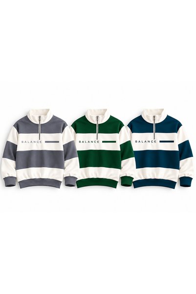 MITHRAS OUTDOORS Unisex 3-Pack 3-Thread Balance Printed (Light Greygreenblue)...