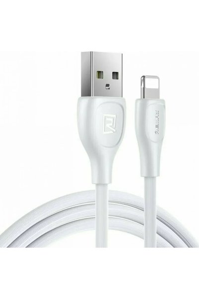 Remax Πλεγμένο καλώδιο USB σε Lightning λευκό 1μ (RC-160i)