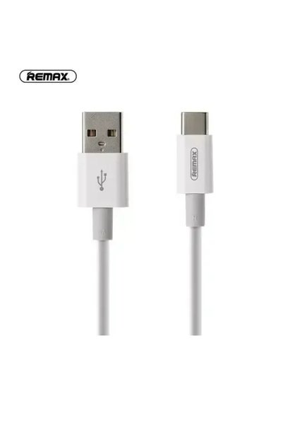 Remax Κανονικό καλώδιο USB 2.0 USB-C αρσενικό - USB-A αρσενικό λευκό 1μ (Υπερ...