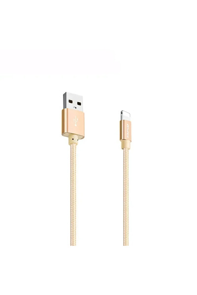 AWEI Καλώδιο CL-988 Usb A to Lightning, σε Χρυσό Χρώμα