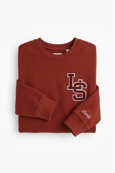 Levi's Erkek standart fit Yuvarlak Yaka Sweatshirt - Günlük & Streetwear