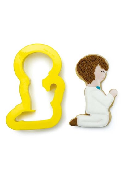 DECORA Decupator de biscuiți pentru Prima Împărtășanie a băieților