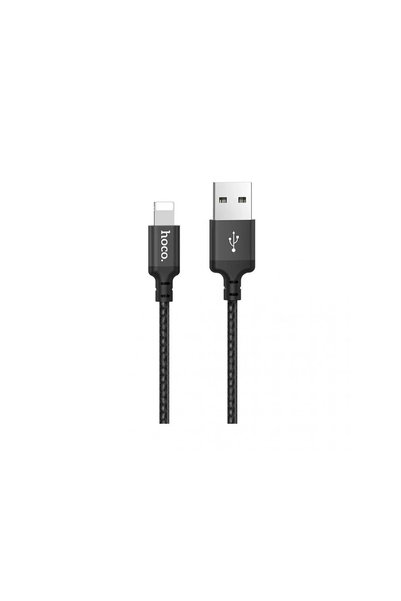 Hoco Καλώδιο X14 για Lightning to Usb 2m, σε Μαύρο Χρώμα