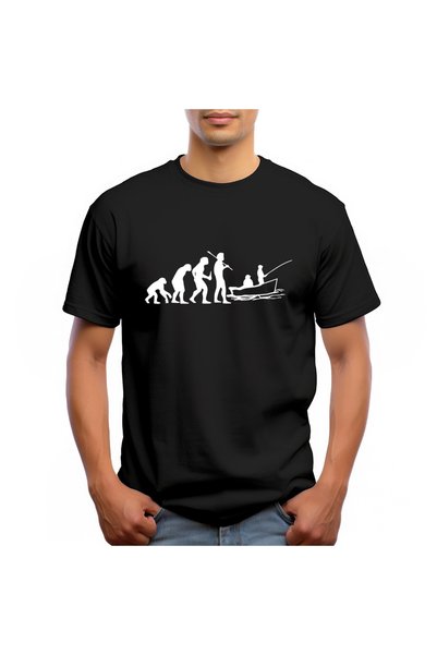 Intelli Tricou barbati cu design Human Evolution, NB 41