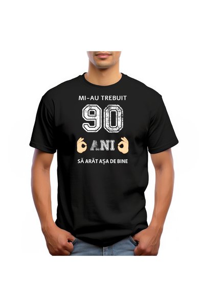 Intelli Ανδρικό μπλουζάκι με σχέδιο: Μου έλαβε 90 χρόνια για να με κάνω να φα...