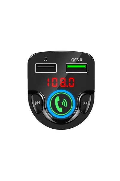 OEM Ασύρματο Bluetooth, MP3, FM Transmitter αυτοκινήτου 3,1A και φορτιστής US...