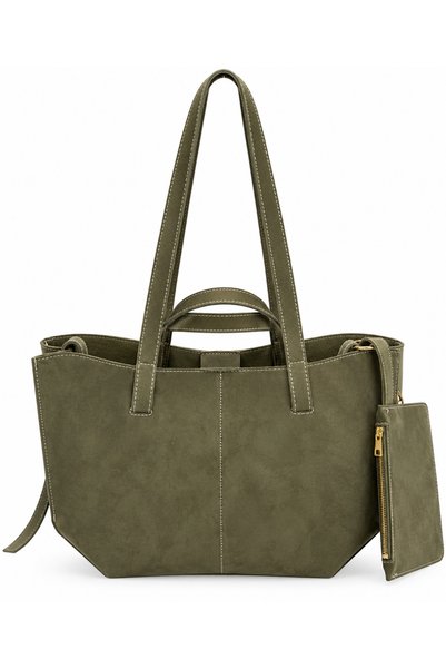 Ece Atelier Süet Hobo Çanta – Salaş Tasarım & Çift Askı Omuz Çantası
