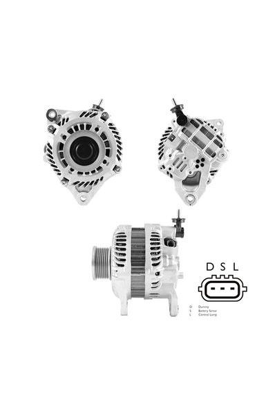 Mitsubishi A3TG2681 Alternatör 12V 130 Amp Nissan Navara 2.5 Dcı - Pathfınder 2.5 Dcı 4WD