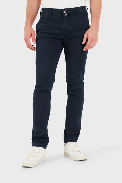 JACOB COHEN Slim Fit Normal Bel Dar Paça Chino Pantolon Erkek PANTOLON JUM P0...