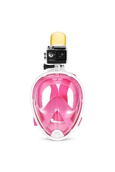 OEM Μάσκα θαλάσσης Ninja Full Face Free Breath Mask L/XL, σε ροζ χρώμα