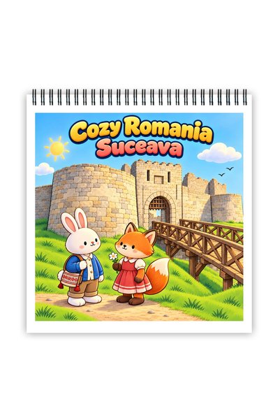 Legendary Gifts Carte de colorat, 48 de ilustrații Cozy Romania — Suceava, 10...