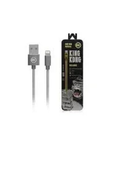 OEM Καλωδιο WK KINGKONG WDC-013 DATA USB to Lightning, σε Γκρι Χρώμα