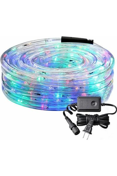 OEM Χριστουγεννιάτικος φωτοσωλήνας Led 20m RGB με 8 προγράμματα φωτισμού
