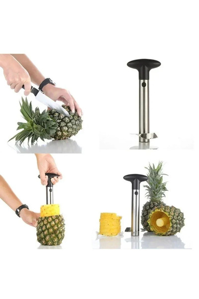 Apple Αποφλοιωτής ανανά από ανοξείδωτο ατσάλι - Pineapple Slicer