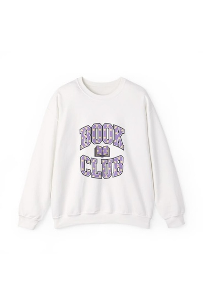 Vordevia Book Club Printed Cotton 3 Thread Threaded Crew Neck Oversize Sweats...