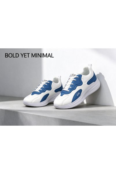 Huanhuan Shoe أحذية رجالية رياضية كاجوال خفيفة الوزن ومريحة للركض، بتصميم شبك...