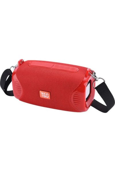 TG Ηχείο Bluetooth 10W με ραδιόφωνο Red T&G TG-532
