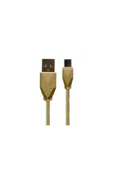 AWEI Καλώδιο φόρτισης και μεταφοράς δεδομένων USB σε Micro USB 1m, σε χρυσό χ...