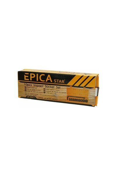 OEM Καρυδάκια αέρος εξάγωνα με καρέ υποδοχής 1/2″ σετ 10 τεμάχια Epica Star E...
