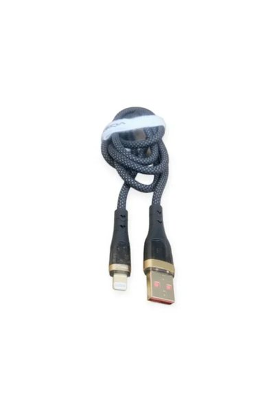 OEM Treqa CA-8812 USB To Lighting Pin 9.1A Cable For IOS 1m σε μαύρο χρώμα