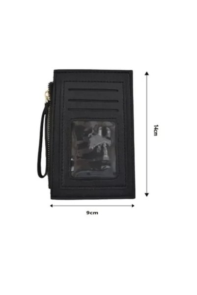 OEM Γυναικείο πορτοφόλι 14x9 εκ. 99937 σε μαύρο χρώμα