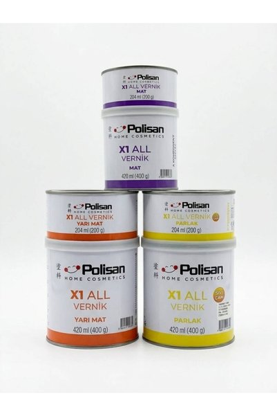 Polisan X1 ALL VERNİK MAT YARI MAT PARLAK