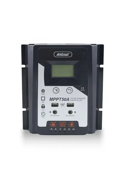 Andowl Ρυθμιστής φόρτισης φωτοβολταϊκών MPPT 50A - Solar Charge Controller
