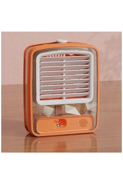 OEM Φορητό Mini Air Cooler - υγραντήρας USB με 3 ταχύτητες FH-168 σε πορτοκαλ...