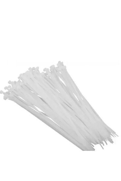 OEM Δεματικά καλωδίων (cable Ties) 4,8*300mm 100 τεμάχια σε λευκά χρώμα