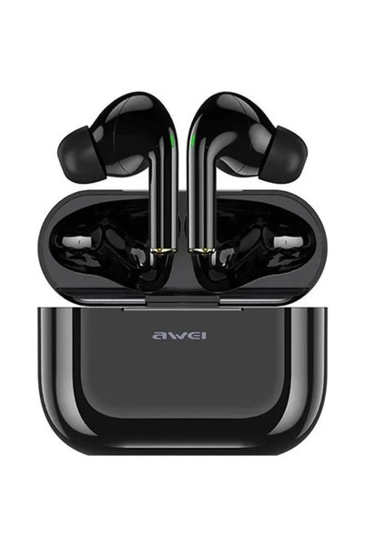 AWEI Ασύρματα In Ear ακουστικά Bluetooth με βάση φόρτισης T29, σε μαύρο χρώμα