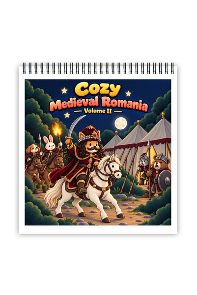 Legendary Gifts Carte de colorat, 50 de ilustrații Cozy Medieval Romania - Vo...
