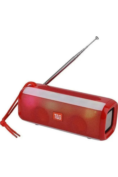 TG Φορητό ασύρματο ηχείο Bluetooth με LED φωτισμό και FM ραδιόφωνο - T&G TG-1...