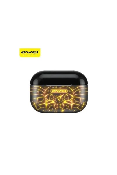 AWEI T29 Pro In-ear Bluetooth Handsfree σε κίτρινο χρώμα