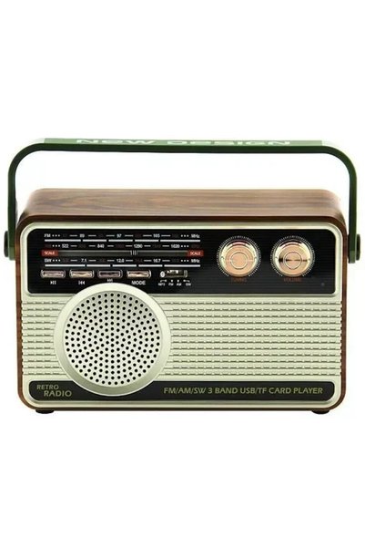 OEM Επαναφορτιζόμενο επιτραπέζιο ραδιόφωνο Retro με Bluetooth KEMAI MD-506BT ...