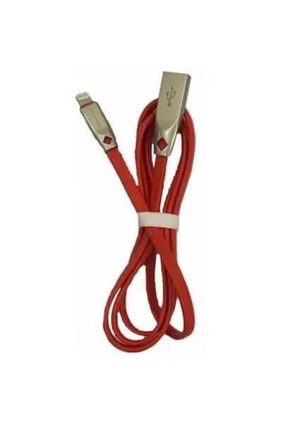 AWEI Flat USB to Lightning Cable κόκκινο 1m (CL-95)