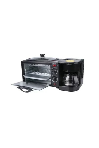 OEM Ηλεκτρικός πολυλειτουργικός Mini φούρνος 3 σε 1 Haeger HG-5308B καφετιέρα...