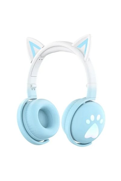 OEM Ασύρματα ακουστικά Bluetooth KE28 Cute Cat Ears με αποσπώμενο μικρόφωνο σ...