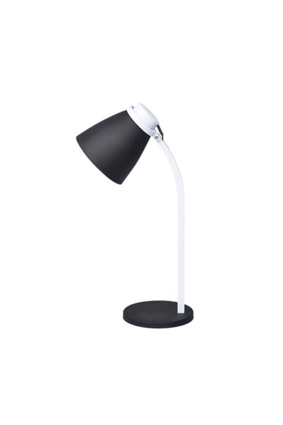 ERS TE Lampă de Birou LED Ziggs 3W, 6500K, Braț Flexibil, Negru