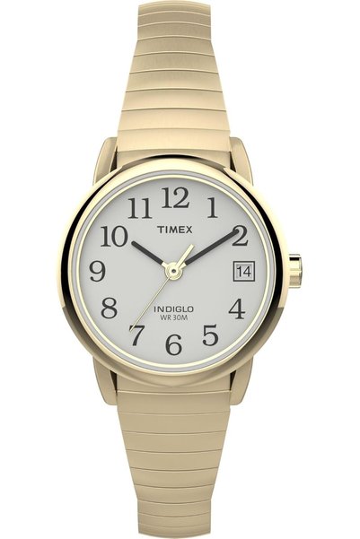 Timex Women's Easy Reader Date Leather Strap 25mm Watch