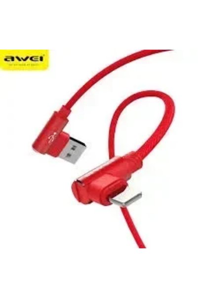 Apple Καλώδιο Φόρτισης-δεδομένων USB awei cl-32 1200mm για iphone σε Κόκκινο ...