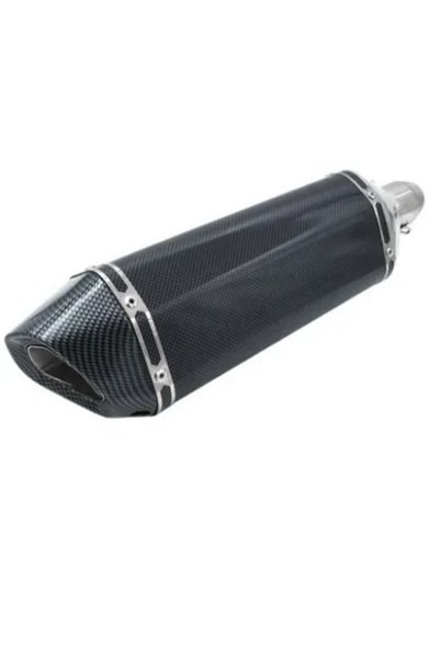 OEM Τελικό εξάτμισης CR08 φ35-50mm Carbon DRE-2700006 48,5 εκ.