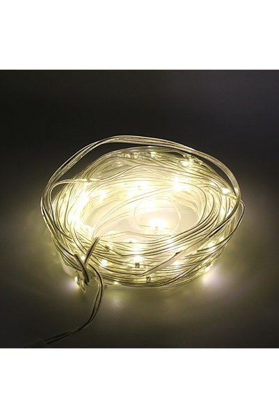 OEM Χριστουγεννιάτικα λαμπάκια LED ηλιακά αδιάβροχα θερμό λευκό 10Μ Arrango A...