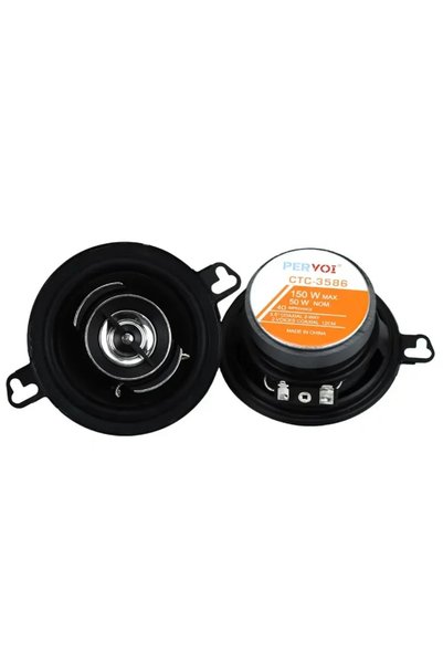 OEM Σετ ηχεία αυτοκινήτου 3.5 300W RMS 2 δρόμων - Pervoi CTC-3586 μαύρα 2 τεμ...