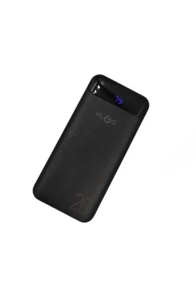OEM KLGO KP-89 Power Bank 20000mAh με θύρα USB-A σε μαύρο χρώμα